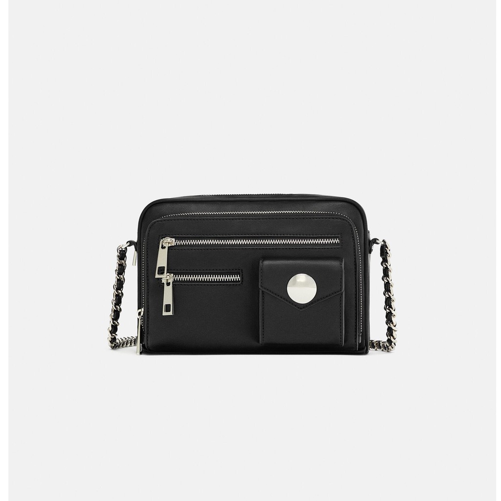 Túi xách da thời trang nhiều ngăn tiện dụng Zara Auth new tag có sẵn 7206/304 7206304
