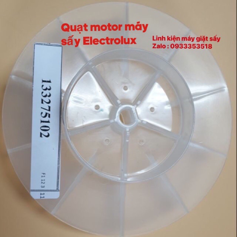 cánh quạt motor máy sấy Electrolux - EDV 605 / 6051 / 6552 / 705 / 7051 / 7552