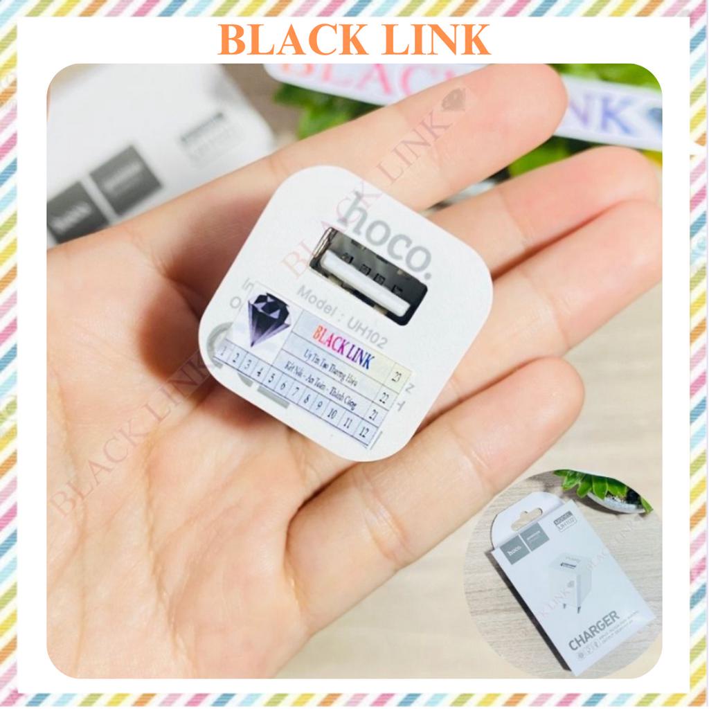 Củ Sạc HOCO UH102 Điện Thoại Máy Tính Bảng Cao Cấp - Cốc Sạc Nhanh Pin Dự Phòng Tai Nghe Bluetooth Không Dây I12