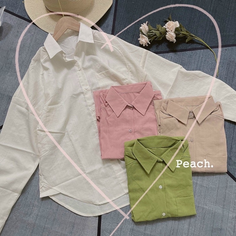 ÁO SƠ MI CHẤT LINEN XINH XẮN
