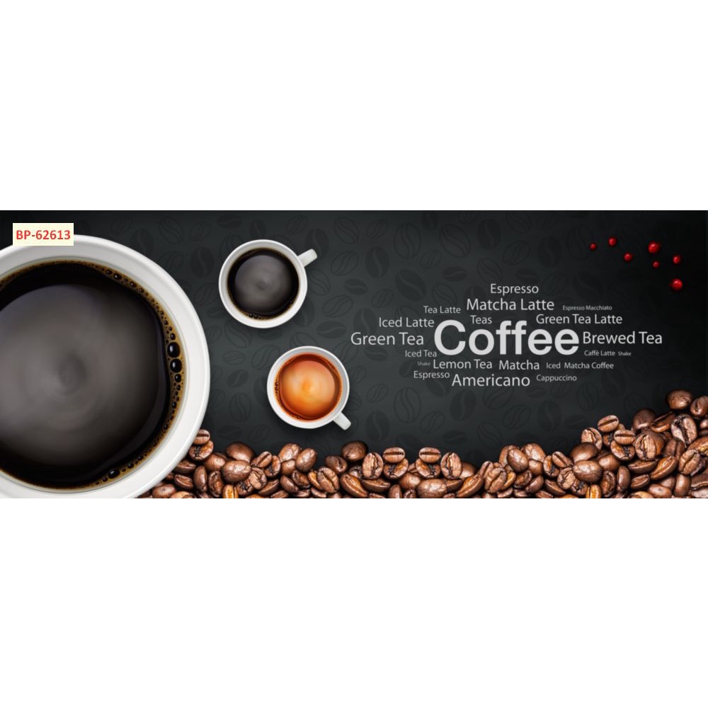 Tranh dán tường Quán Cafe, Trà Sữa, Trang Trí Cửa Hàng 3D Miễn Phí chèn tên riêng Quán, chèn chữ và logo theo yêu cầu