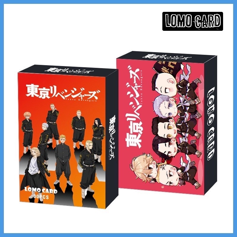 Bộ 30 thẻ bài in hình anime tokyo avengers naruto độc đáo