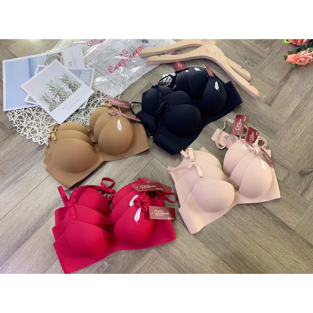 Áo ngực thái lan ko gọng áo lót bàn tay dày vừa siêu ôm CA10