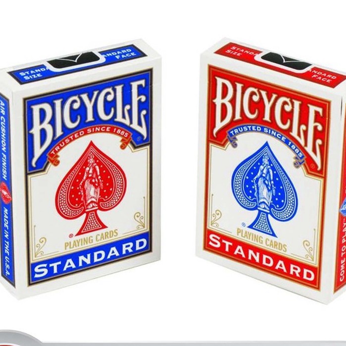 Bài ảo thuật nhìn xuyên quân bicycle USA cao cấp :Bicycle Standard đỏ