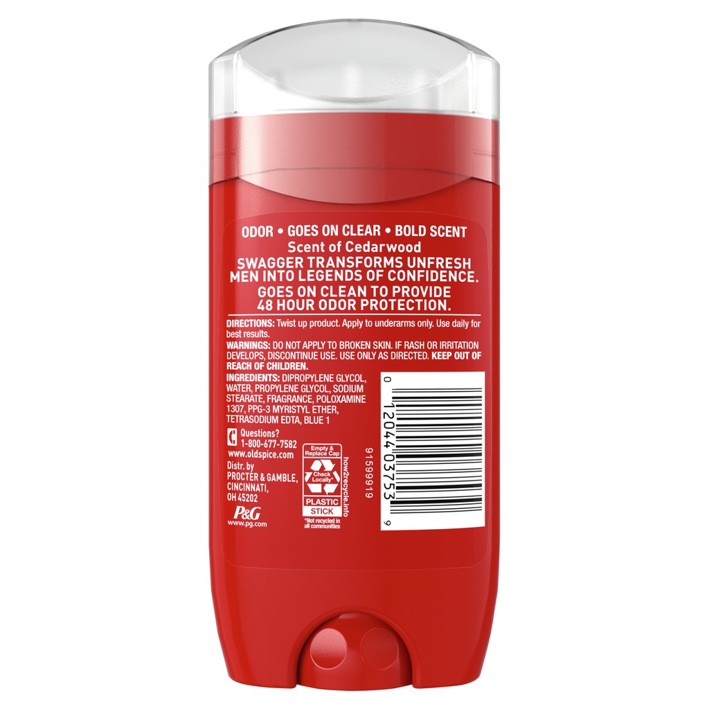 [FREESHIP] Lăn Sáp Khử Mùi Nam Old Spice Swagger Red (Sáp Xanh)