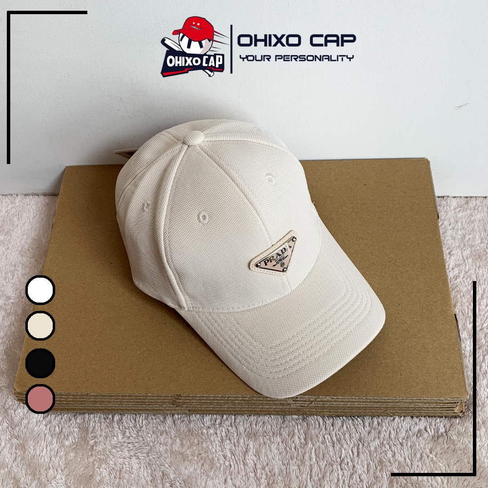 Mũ lưỡi trai PRADA nón kết nam nữ unisex phong cách ulzzang OHIXO CAP LT31