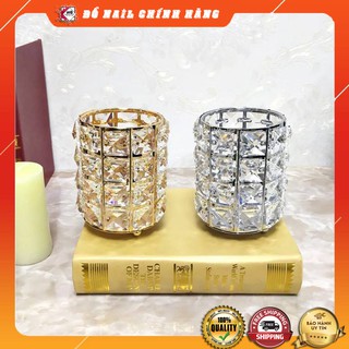 Cốc đựng cọ làm Nail pha lê sang trọng