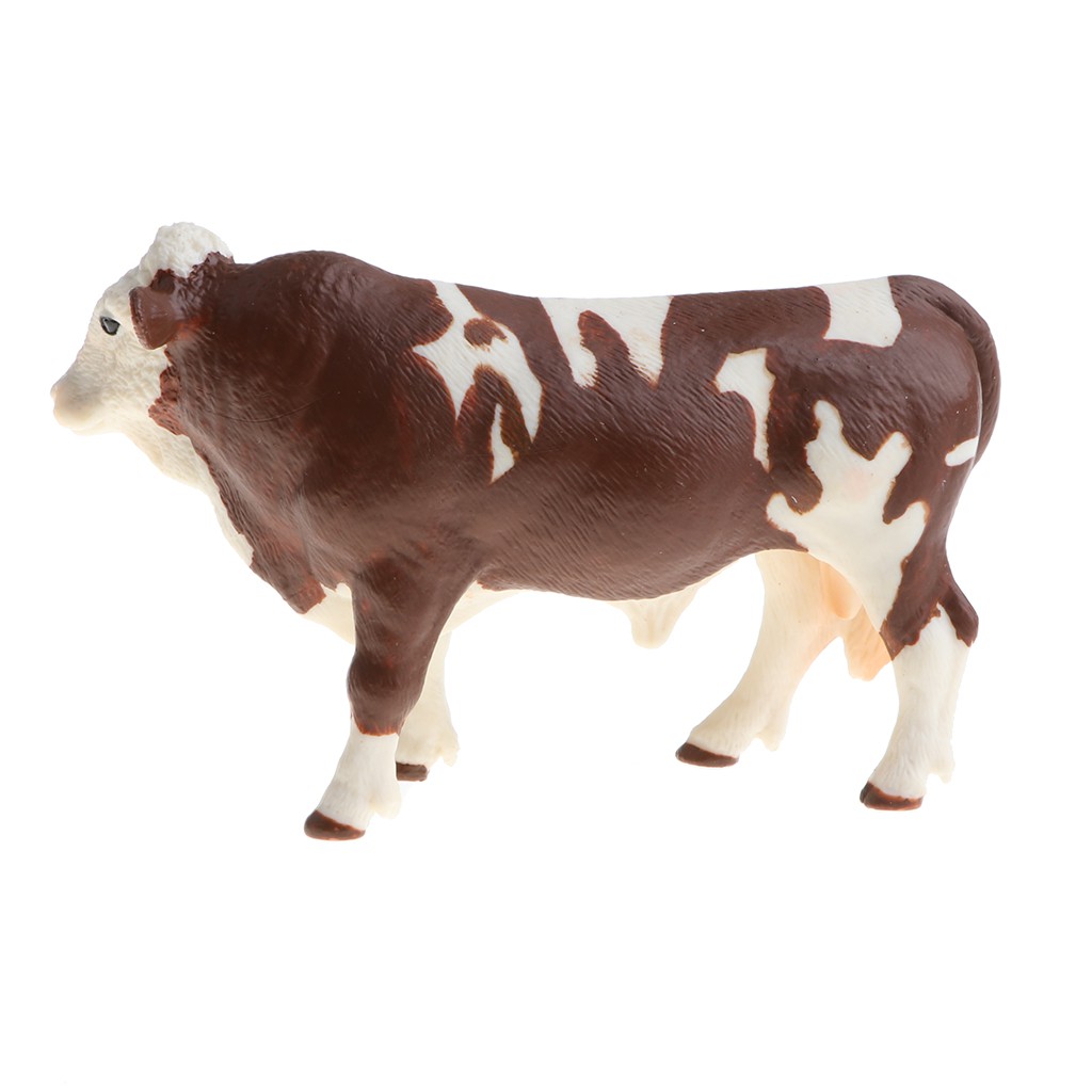 Mô hình bò vàng chất liệu PVC thân thiện với môi trường chân thật sinh động