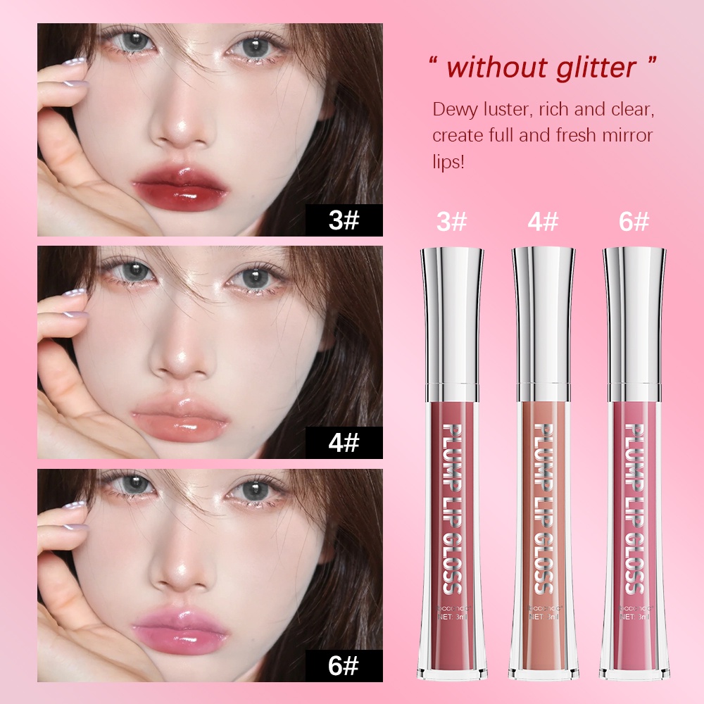 Serum Chứa Vitamin E Giúp Môi Căng Mọng Sáng Bóng 6 Màu Tùy Chọn