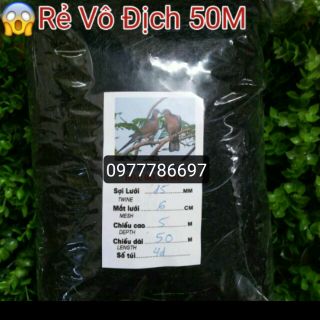 Lưới bẫy chim cu gáy 50m cao 5m