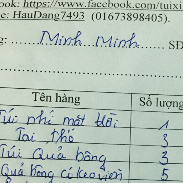 Combo 6sp túi xinh