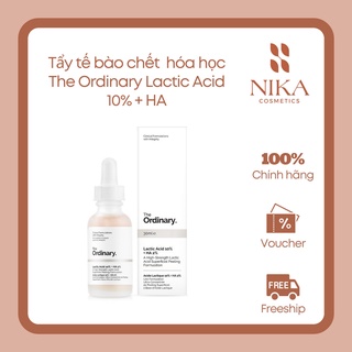 Serum tẩy tế bào chết The Ordinary Lactic Acid 10% + HA 30ml [Nika Story]