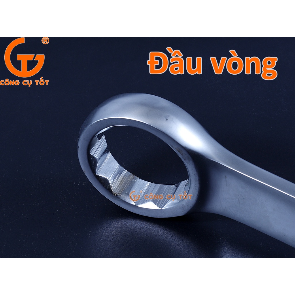 Cờ lê vòng miệng TS xi bóng 65mm