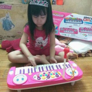 Đàn organ kèm micro