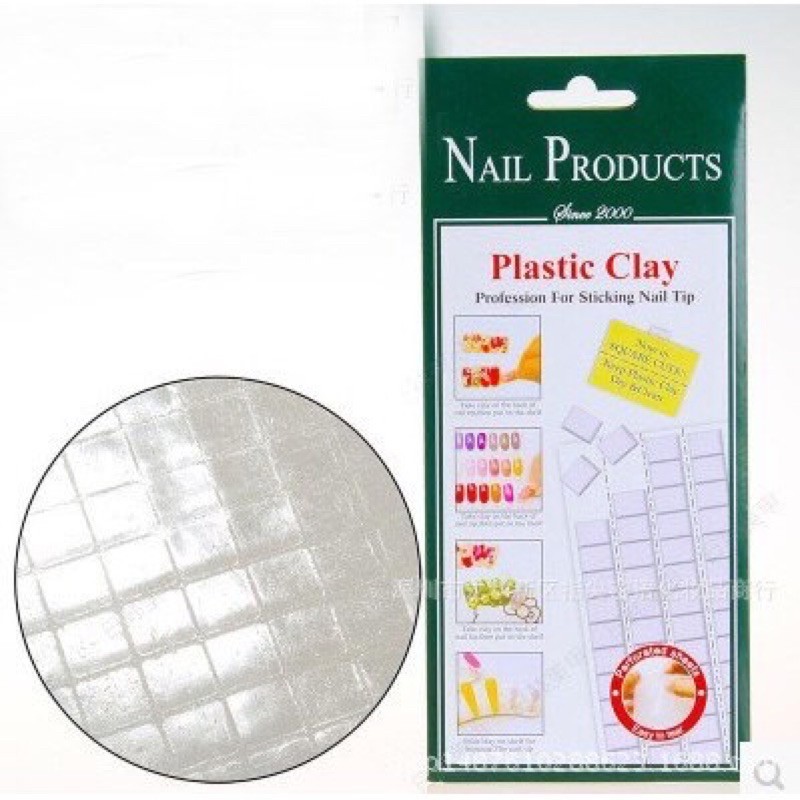 [Thanh lý nghỉ bán] Blu tack đất sét dính nail gắn móng tay giả