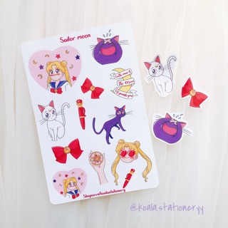 Bullet Journal Sticker - Thuỷ Thủ Mặt Trăng Sailor Moon