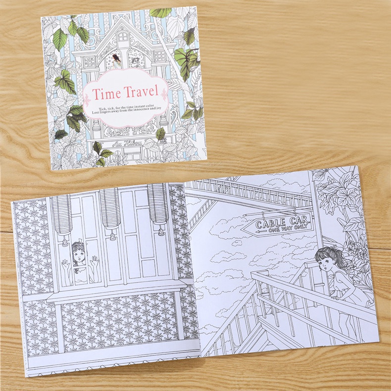 Sách Tô Màu Diy Giúp Giảm Căng Thẳng Dành Cho Người Lớn Và Trẻ Em