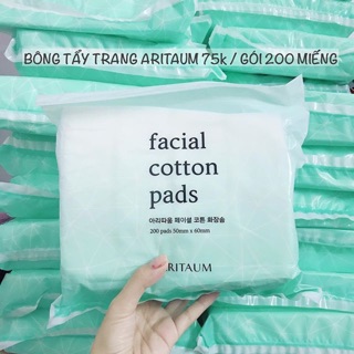 BÔNG TẨY TRANG ARITAUM FACIAL COTTON PADS