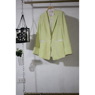 Áo vest blazer tím, xanh_2hand