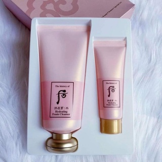 SỮA RỬA MẶT WHOO HỒNG HYDRATING FOAM CLEANSER 180ml