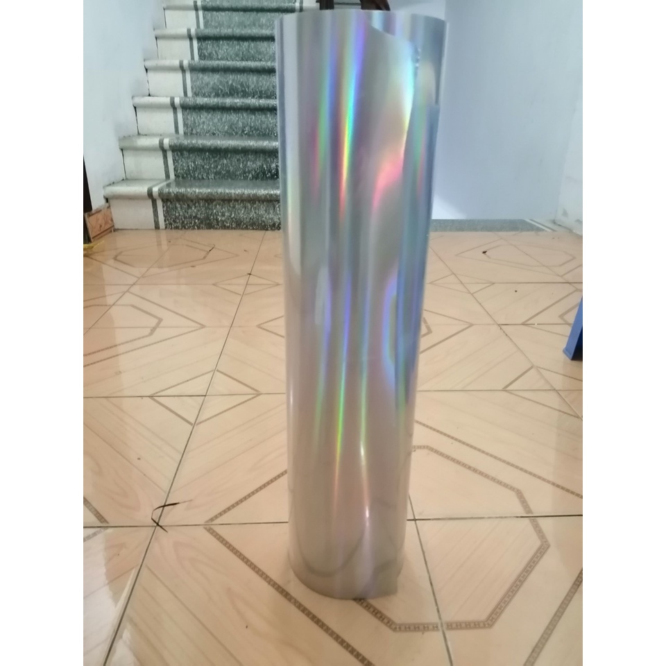 ️🎖️ Decal Đa Chiều 7 Màu 🌈 Hologram Khổ 0.51 Ép Chuyển Nhiệt Lên Áo Phông 👕