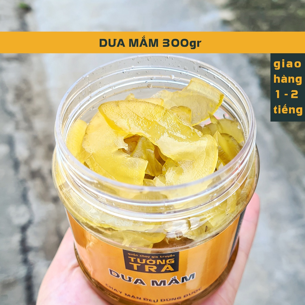 DƯA MẮM NHÀ LÀM GIA TRUYỀN 300gr