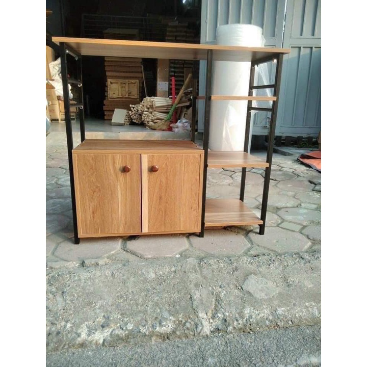 Kệ 5 Ngăn Có Cánh Tủ