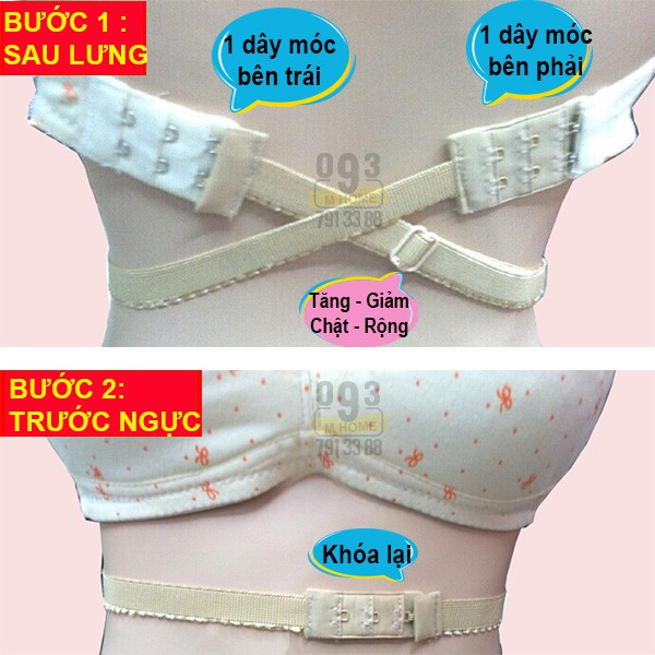 Combo 4 Móc Nối Dây Áo Ngực Hở Lưng,Áo Ngực,Áo Ngực Không Dây,Áo Ngực Bra,Áo Ngực Không Gọng | BigBuy360 - bigbuy360.vn