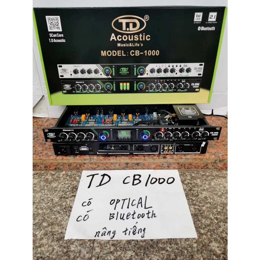 Máy Nâng Tiếng TD Acoustic CB1000 - Hàng Nhập Khẩu loại 1- Gia Khang Shop