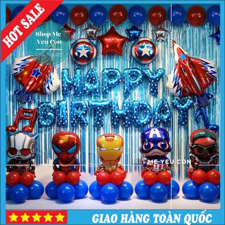 Trang Trí Sinh Nhật Siêu Nhân Cho Bé Trai, Trang Trí Sinh Nhật Bé Trai, Trang Trí Tiệc Thôi Nôi Đầy Tháng