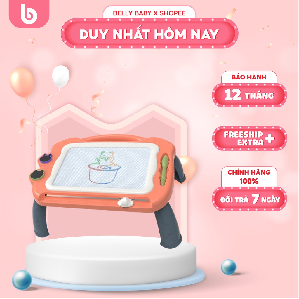 Bảng vẽ từ, bảng vẽ tự xóa thông minh Belly Baby