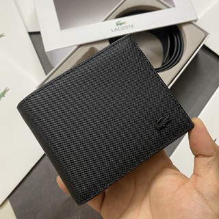Set Lacoste nịt ví gài - S001