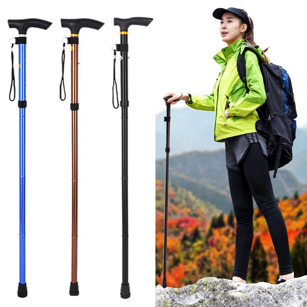 Gậy Đi Bộ Bằng Hợp Kim Nhôm Siêu Nhẹ Có Thể Gấp Gọn Tiện Dụng