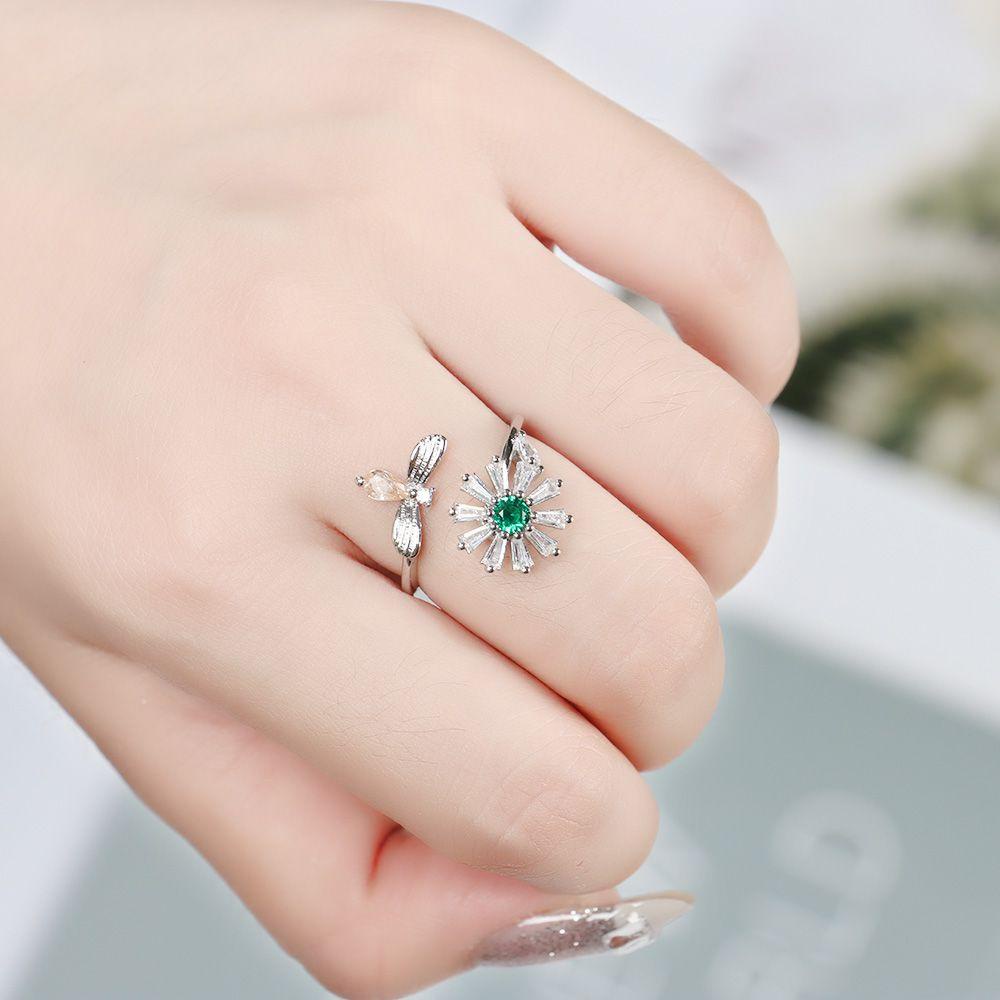 Nhẫn Xoay Tự Do Có Thể Điều Chỉnh Kích Thước Sáng Tạo