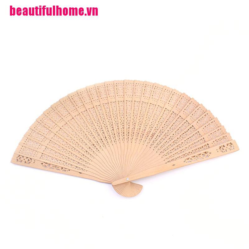 1 Quạt Gỗ Tre Cầm Tay Cổ Điển