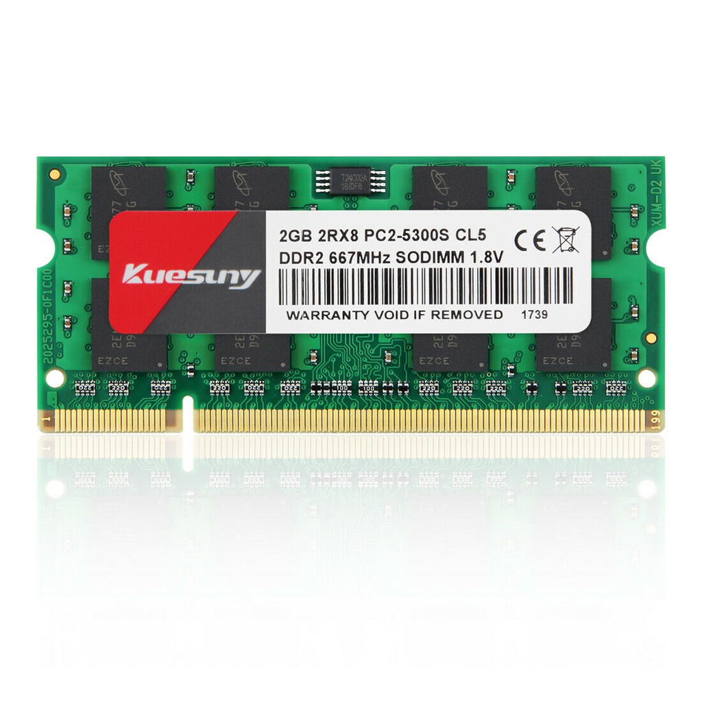 RAM thẻ nhớ DDR2 DDR3 2GB 4GB 8GB Bus 1600 1333 1066 800 667MHz PC2 5300 6400 PC3 8500 10600 12800 cho laptop