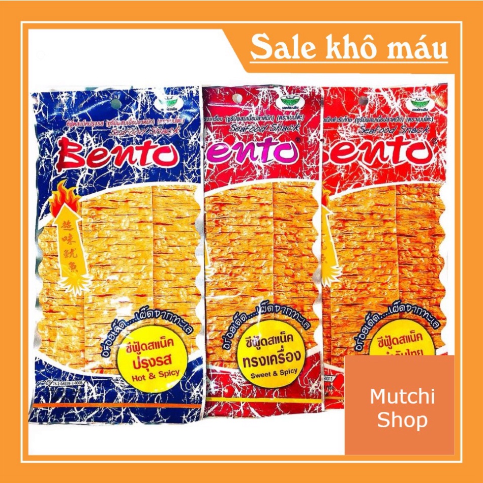 Mực Bento Thái Lan Gói Lớn 24g 3 Màu Đỏ Xanh Cam Hương Vị Cay Đậm Đà, Sỉ Đồ Ăn Vặt Trẻ Em Hà Nội, Mút Chỉ Sho