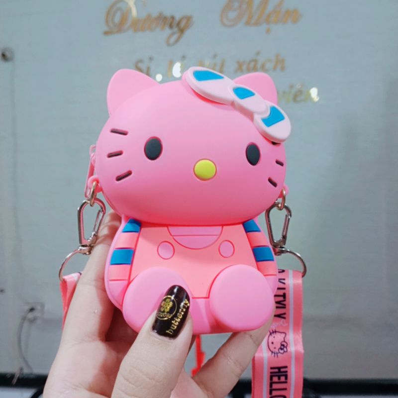 túi silicon cho bé hình mèo hello kitty