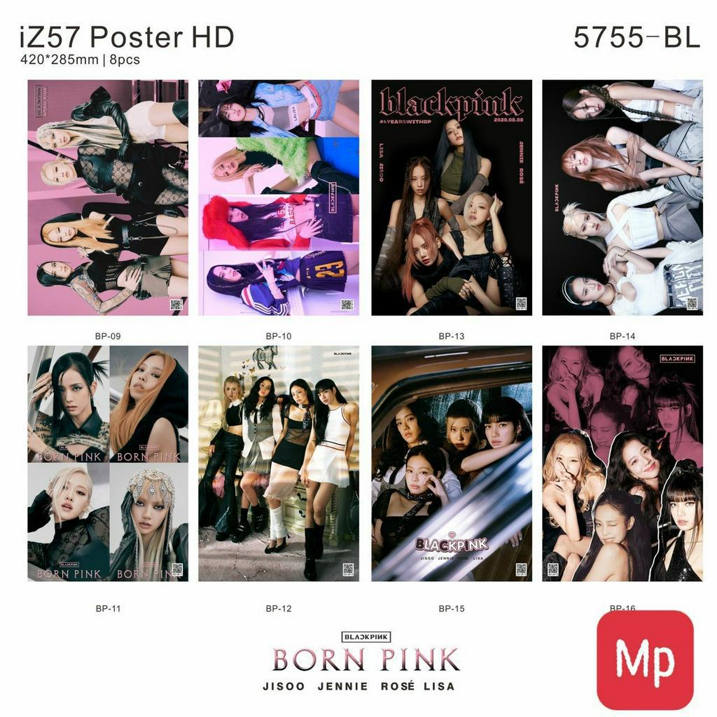 Bộ sưu tập Lomo Black Pink, Card, Sticker, Poster các chị đẹp Blackpink siêu xinh, siêu dễ thương