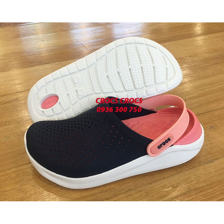 DÉP SỤC C.ROC.S. LITERIDE MÀU NAVY LÓT CAM | BigBuy360 - bigbuy360.vn