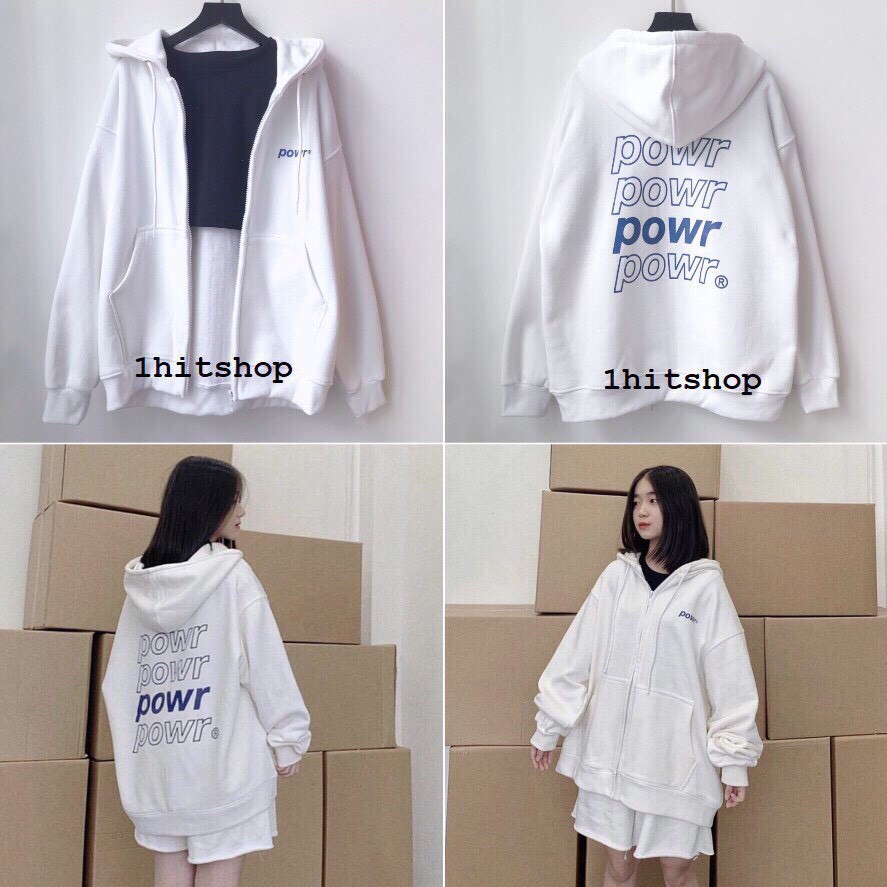 Hoddie Nỉ DÂY KÉO POWER? | BigBuy360 - bigbuy360.vn
