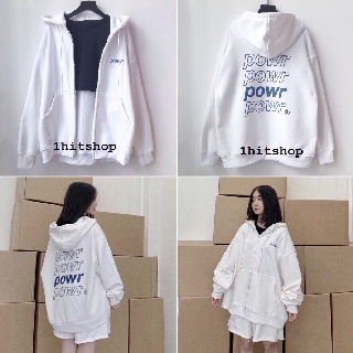 Hoddie Nỉ DÂY KÉO POWER🐾