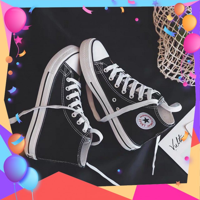 (3 màu) Giày thể thao nam cvs cao cổ ngôi sao xinchaobu | BigBuy360 - bigbuy360.vn