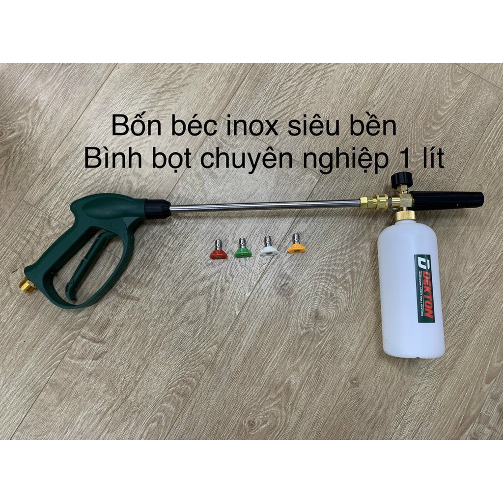 MÁY RỬA XE DEKTON DK-CWR3000A TẶNG PHỤ KIỆN ,BẢO HÀNH 6 THÁNG