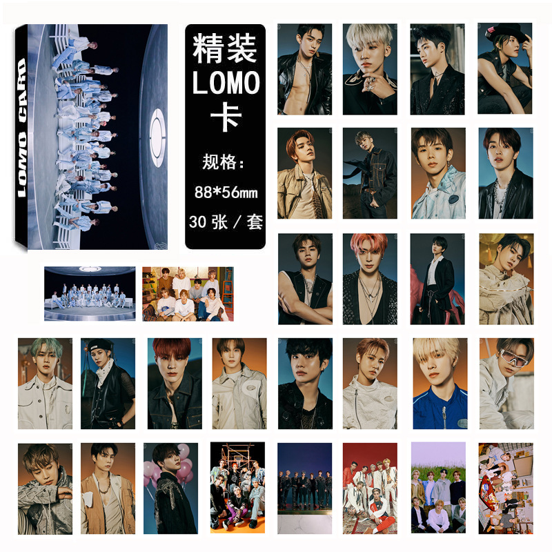 Bộ 30 thẻ lomo in hình nhóm nhạc kpop Nct độc đáo