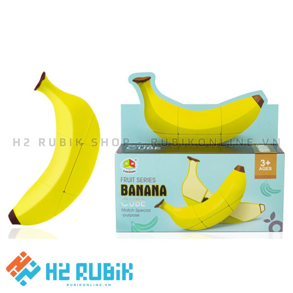 Rubik quả chuối Fanxin Banana cube 3x3 Rubik hoa quả cao cấp biến thể 3x3