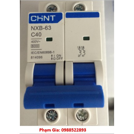 Aptomat MCB CHINT NXB-63 2P C40