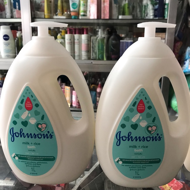 Sữa tắm Johnson's milk rice chứa sữa và gạo 1000ml (MỚI)