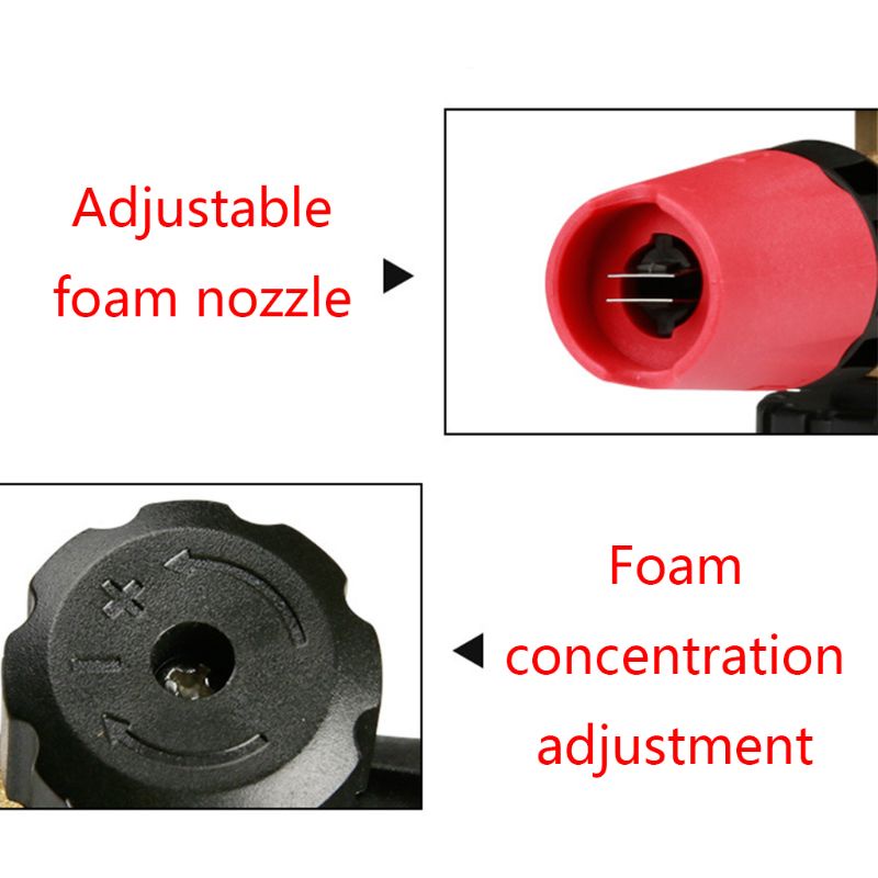 Bình xịt tạo bọt tuyết áp suất cao dung tích 1L với đầu nối 1/4 chuyên dụng chất lượng cao