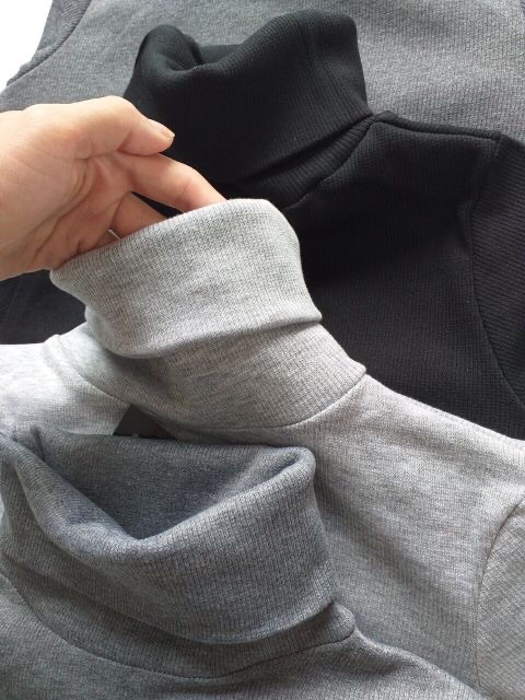 Váy body cổ lọ chất liệu gân tăm | BigBuy360 - bigbuy360.vn